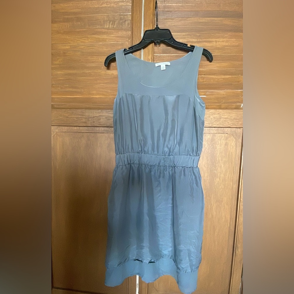 Banana Republic Steel Gray Mini Dress